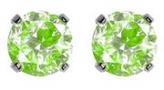 Piercing - Kolczyki cubic zirconia neon green w pazurkach srebrne system 75 7592 0162 - miniaturka - grafika 1