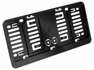 inny Ramka na tablicę rejestracyjną małą 305x114mm czarna N11-9676 - Akcesoria motoryzacyjne - miniaturka - grafika 1