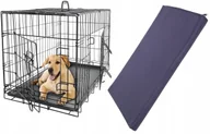 Sprzęt podróżny i transportery dla psów - Metalowa Klatka Kennelowa, Transporter dla Psa L + MATERAC z KODURY dla psa - miniaturka - grafika 1