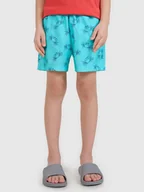 Spodenki męskie - SPODENKI CHŁOPIĘCE 4F SZORTY PLAŻOWE BOARDSHORTY UBDSM121 SS25 134/140 - miniaturka - grafika 1