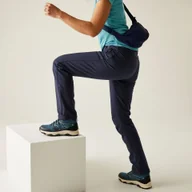 Odzież trekkingowa damska - Regatta Spodnie damskie trekkingowe softshell Geo II Granatowy, Rozmiar: 44 Krótkie - miniaturka - grafika 1