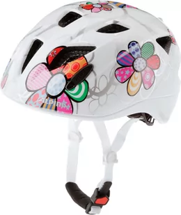 Alpina Ximo Flash kask rowerowy dla dzieci, biały 9710110_White Flower_47-51 - Kaski rowerowe - miniaturka - grafika 1