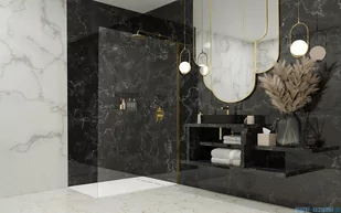 Radaway Modo SL Gold II kabina Walk-in 110x200 prawa szkło przejrzyste 10319114-09-01R - Kabiny prysznicowe Radaway Modo SL Gold II kabina Walk-in 110x200 prawa szkło przejrzyste 10319114-09-01R - Kabiny prysznicowe - miniaturka - grafika 3