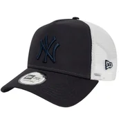 Czapki męskie - New Era League Essentials Trucker New York Yankees Cap 60435247, Mężczyzna, Czapka z daszkiem, Granatowy - miniaturka - grafika 1