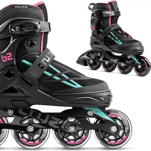 Rolki regulowane fitness dla dzieci Movino Cruzer B2 MOV-MP813 - Rolki - miniaturka - grafika 1