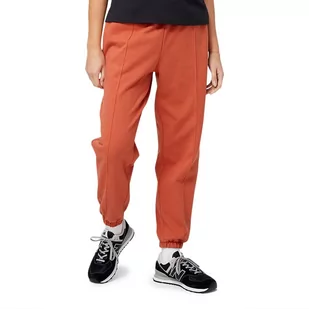 Spodnie New Balance WP23553MHY - brązowe - Spodnie sportowe damskie - miniaturka - grafika 1