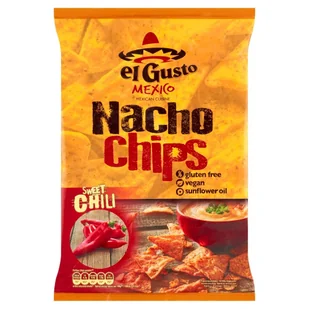 el Gusto Mexico Nachos Sweet Chili 180 g - Chipsy - miniaturka - grafika 1