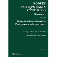 Prawo - Kodeks postępowania cywilnego Komentarz Tom 4 - miniaturka - grafika 1