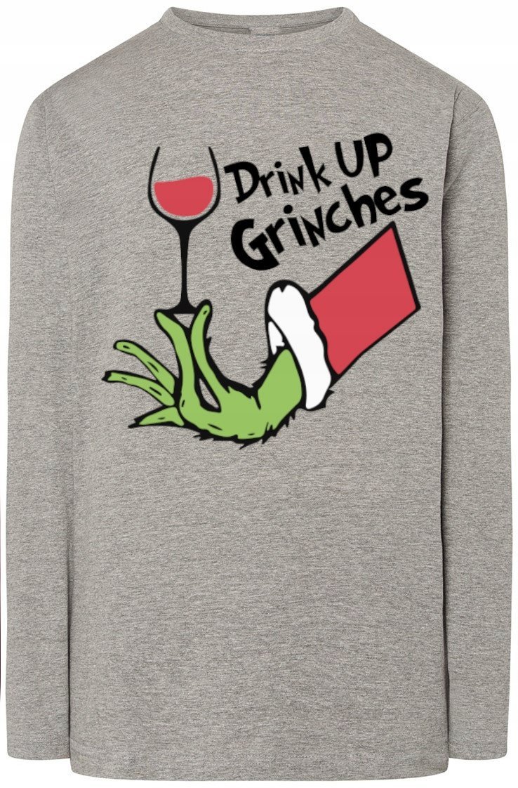 Grinch Świąt Nie Będzie Longsleeve Świąteczny M