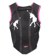 Kamizelki jeździeckie - Waldhausen Kamizelka BACKPROTECTOR UNICORN P06 młodzieżowa - Swing - black/azalea - miniaturka - grafika 1