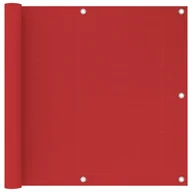Markizy - VidaXL Lumarko Parawan balkonowy, czerwony, 90x300 cm, HDPE 311008 VidaXL - miniaturka - grafika 1