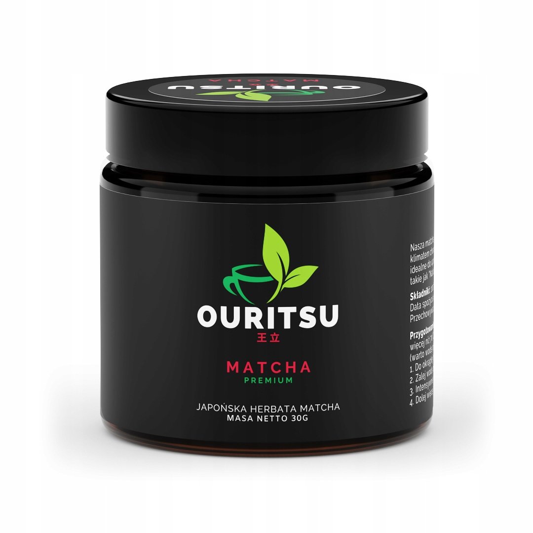 Matcha japońska zielona naturalna herbata w proszku do latte Premium 30g