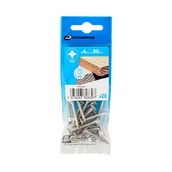 Wkręty - Standers Wkręt do drewna 4x30 mm stal nierdzewna A2 płaski łeb stożkowy Pozidriv 20 sztuk - miniaturka - grafika 1