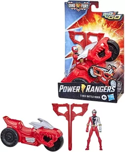 Hasbro Power Rangers Dino Fury T-Rex Battle Rider F4213 - Figurki dla dzieci - miniaturka - grafika 1