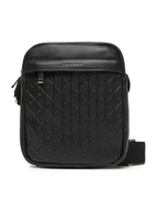 Nerki - Calvin Klein Saszetka Emblem Emboss Reporter LV04D3204G Czarny - miniaturka - grafika 1