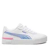 Buty dla dziewczynek - Sneakersy Puma Carina 2.0 Bouncy Sky Jr 397970 01 Biały - miniaturka - grafika 1