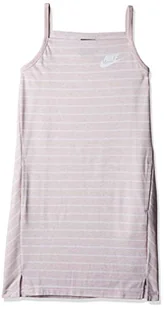 Nike Unisex sukienka dziecięca Nsw sukienka dziewczęca Pink Foam/White/White XL - Sukienki - miniaturka - grafika 1