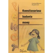 Pedagogika i dydaktyka - Impuls Kwestionariusz badania mowy - Grażyna Billewicz, Brygida Zioło - miniaturka - grafika 1