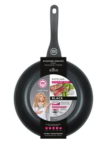 PATELNIA Z ODLEWU ALUMINIOWEGO MG HOME BLACK 28CM - Patelnie - miniaturka - grafika 1