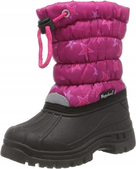 PLAYSHOES ŚNIEGOWCE DZIEWCZĘCE NA ZIMĘ RÓŻOWE 28/29 1Ż4G