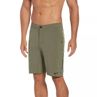 Szorty Nike Flow 9" NESSC515 240 80 cm zielony - Kąpielówki męskie - miniaturka - grafika 1