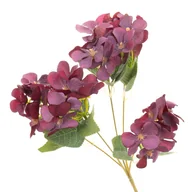 Sztuczne kwiaty - Bukiecik hortensji 31cm O12-004 V01 sztuczna hortensja fioletowa - miniaturka - grafika 1