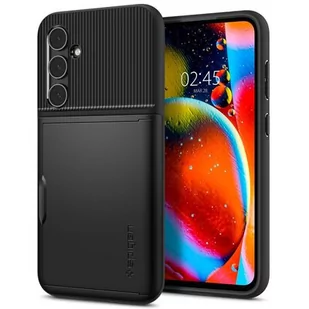 Etui SPIGEN Slim Armor CS do Samsung Galaxy S23 FE Czarny - Etui i futerały do telefonów - miniaturka - grafika 1