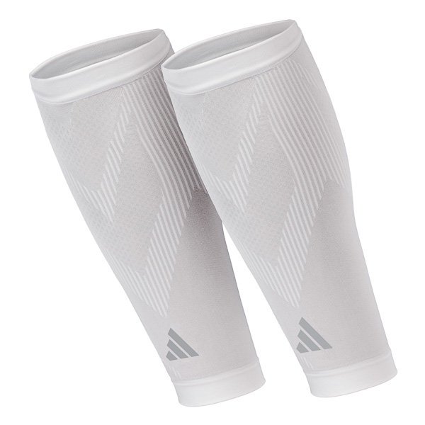 Adidas - Compression Calf Sleeves - White - L/XL