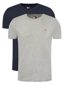 Koszulki męskie - Tommy Jeans Komplet 2 t-shirtów DM0DM20687 Kolorowy Slim Fit - miniaturka - grafika 1