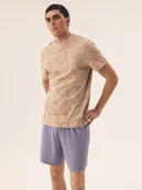 Piżamy męskie - Piżama męska South Henderson beżowy, niebieski 2XL - Esotiq&Henderson - miniaturka - grafika 1