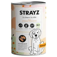Mokra karma dla psów - STRAYZ BIO, 6 x 400 g - Bioindyk z biodynią, biokoprem włoskim i bioryżem - miniaturka - grafika 1