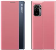 Etui i futerały do telefonów - Smart Cover Sleep Case pokrowiec etui z klapką typu Xiaomi Redmi K40 Pro+ / K40 Pro / K40 / Poco F3 różowy - miniaturka - grafika 1