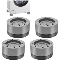 Akcesoria i części do pralek i suszarek - Uniwersalne nóżki antywstrząsowe, 4 sztuki - Amortyzatory do pralek z gumowymi podkładkami - Pasują do pralek/suszarek/mebli - miniaturka - grafika 1