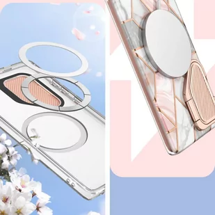 Oryginalne Etui SAMSUNG GALAXY S24 ULTRA Supcase Cosmo Marble wzór - Etui i futerały do telefonów - miniaturka - grafika 4