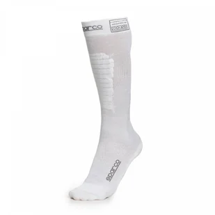 Skarpety długie Sparco COMPRESSION white (homologacja FIA) - 44/45 - Odzież do sportów motorowych - miniaturka - grafika 1