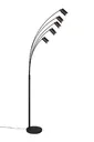 Sypialniana lampa podłogowa MARLEY 412400532 Trio metalowa czarna - Lampy stojące - miniaturka - grafika 1