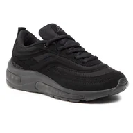 Sneakersy damskie - Kappa Sneakersy Squince 242842 Black 1111 - miniaturka - grafika 1