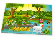 Magnesy - Układanka magnetyczna Magnes Sadzawka Puzzle - miniaturka - grafika 1