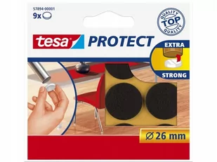 Tesa Podkładka filcowa VE9 57894-00001-00 26 mm brązowy 9 szt - Inne akcesoria elektryczne - miniaturka - grafika 1