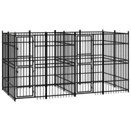 Budy dla psów - shumee shumee Kojec zewnętrzny dla psa stalowy 7,37 m 8720286871188 - miniaturka - grafika 1