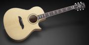 Gitary elektryczne - Framus FC 44 SMV - Vintage Transparent Satin Natural Tinted + EQ gitara elektroakustyczna - miniaturka - grafika 1