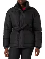 Kurtki damskie - JACK&JONES Damska kurtka puchowa JXELLEN SN kurtka, czarna, L, czarny, L - miniaturka - grafika 1