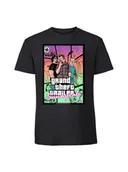 Koszulki męskie - Męska koszulka z nadrukiem - Chłopaki z Baraków GTA v2png czarny XL - miniaturka - grafika 1