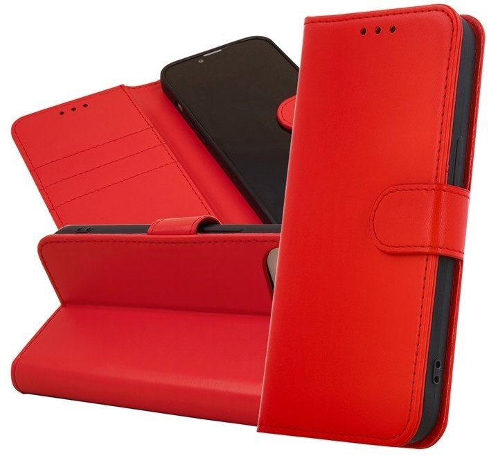 iLike Etui z klapką Samsung Galaxy A05s Smart Classic case Red