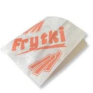 Opakowania gastronomiczne - Opakowanie papierowe na frytki foliowane 200g 200s - miniaturka - grafika 1