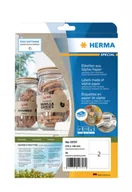 Etykiety samoprzylepne i bloki etykiet - HERMA 10757 samoprzylepne etykiety Prostokąt Na stałe Brązowy 40 szt. - miniaturka - grafika 1