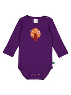 Body dla niemowląt - Fred´s World by GREEN COTTON Body "Vibes" w kolorze fioletowym - miniaturka - grafika 1
