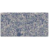 Podkładki na biurko - Ochronna mata na biurko Niebieski kwiat 120x60 cm, Dywanomat - miniaturka - grafika 1