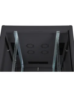 Digitus Szafa Network cabinet basic 19I 42U black 8/8 H2035mmxB800mmxT800mm with glas door without Sreew-Set up to 600KG DN-19 42U-8/8-D-B - Szafy rack - miniaturka - grafika 1