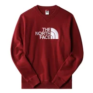 Bluzy sportowe męskie - Bluza The North Face Drew Peak Crew 0A4SVR6R31 - bordowa - miniaturka - grafika 1